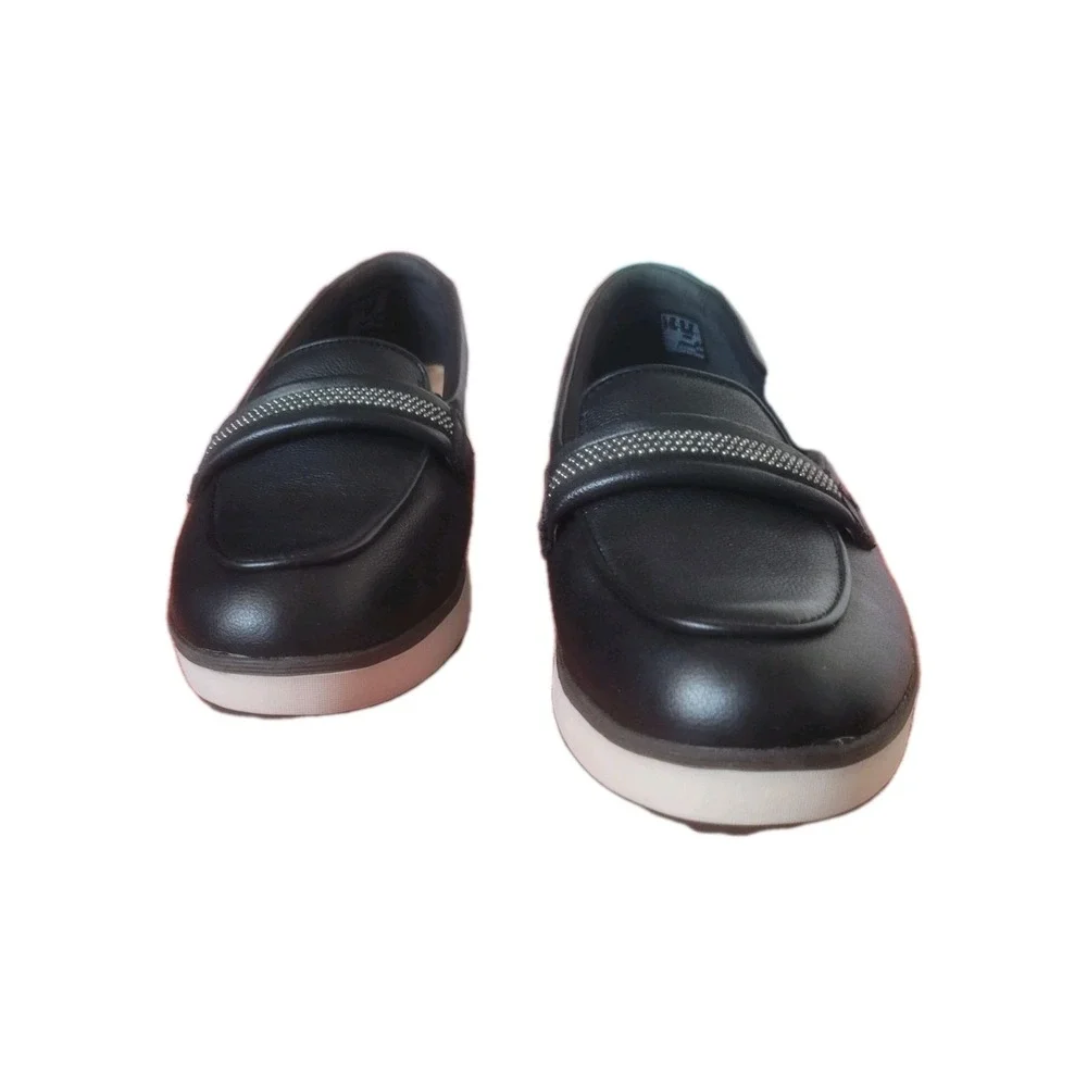 Clarks‎ Collection Women's Black Loafers Size 9.5 M Slip On Comfort Shoes